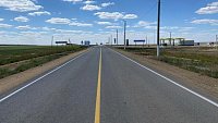 В Челябинской области завершен капремонт автодороги до границы с Казахстаном