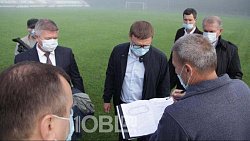 «Динамики не хватает»: Алексей Текслер остался не доволен темпами реконструкции стадиона в Трехгорном