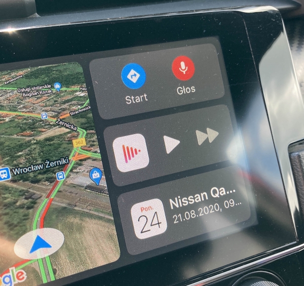 Mapy Google w głównym widoku Apple CarPlay. Wreszcie!