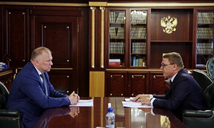 В Челябинске состоялась двусторонняя встреча Алексея Текслера и Николая Цуканова