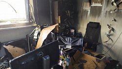 Пожар произошёл в хозяйственном здании ЮУрГУ