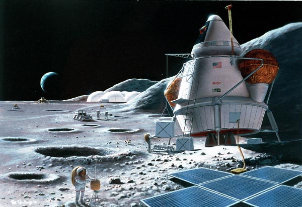 В США вынашивают планы милитаризации Луны