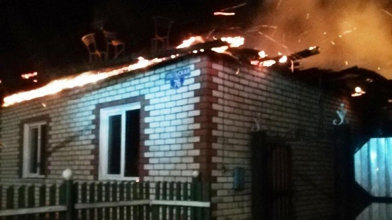 В Пласте при пожаре в частном доме сгорела семья