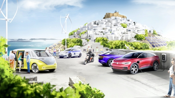 Volkswagen zelektryfikuje flotę aut na wyspie, na której prąd produkuje się z oleju napędowego