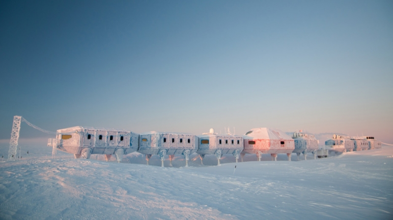 
«Призрачная база» в Антарктиде, продолжает работать без людей                
