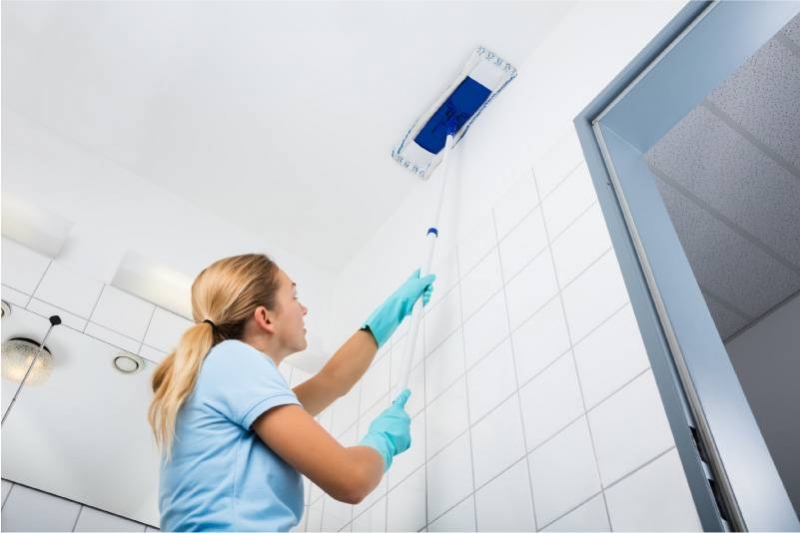 
Как помыть натяжной потолок без разводов в домашних условиях                