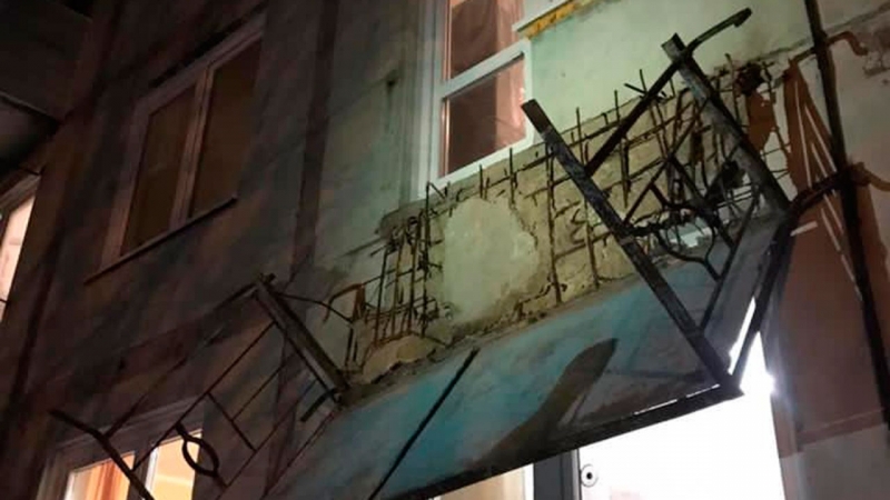 В Калужской области обрушился балкон с людьми