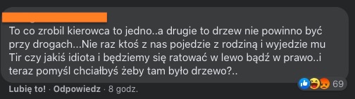 Jechał za szybko, zginęły trzy osoby. Internet wydał wyrok: winne są drzewa