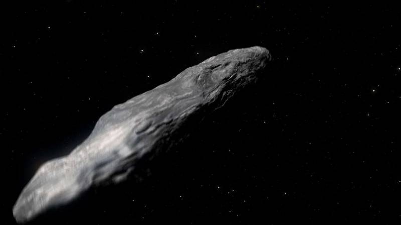 
Межзвездный астероид Оумуамуа может оказаться кораблем пришельцев                