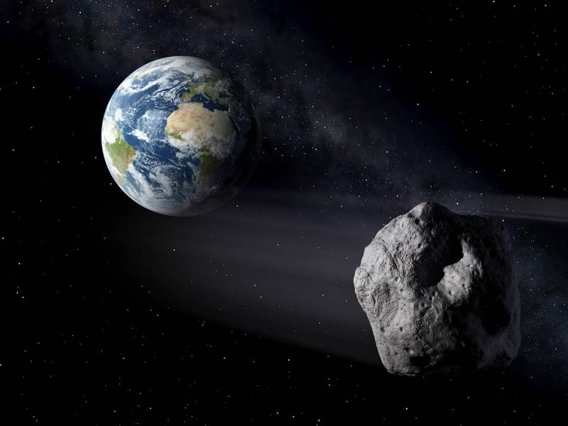 
Астероид размером с пирамиду Хеопса приближается к Земле                