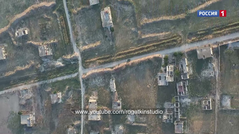 Показаны кадры ликвидации боевиков в Сирии с помощью барражирующего боеприпаса «Ланцет»