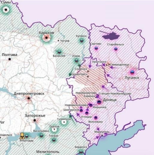 Обновленная карта боевых действий на Украине сейчас 29 марта 2022: последние новости военных действий и переговоров, ситуация в Донбассе, обстановка в ДНР и ЛНР сегодня, 29.03.2022