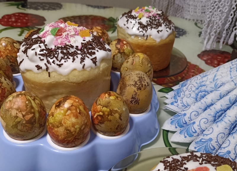 Как верующие Челябинской области украсили яйца к Пасхе