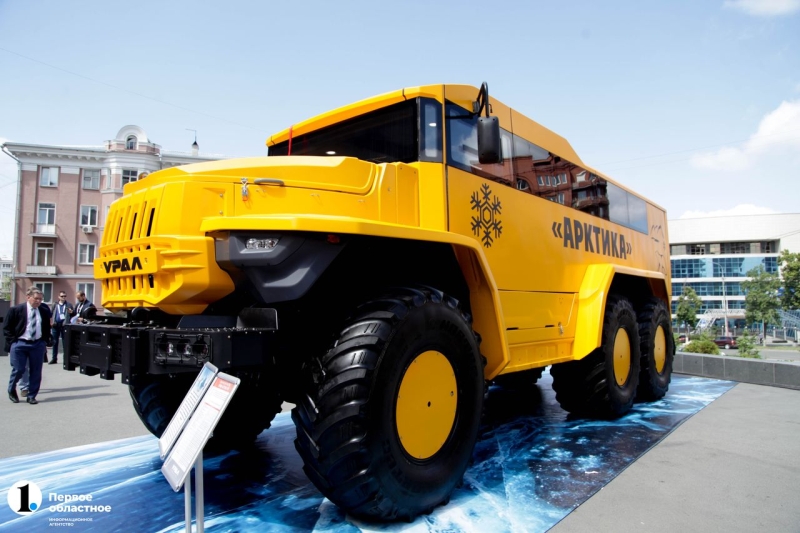 Автозавод «Урал» представил в Челябинске новую модель арктического автобуса
